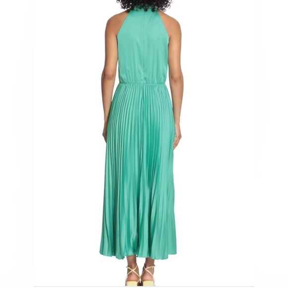 Maggy London Wintergreen Pleated Maxi Dress - Picture 2 of 3